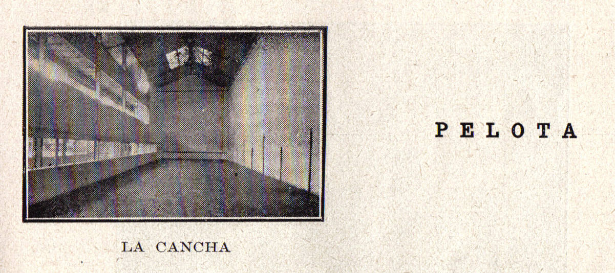 Cancha de pelota paleta en la sede social de Sportivo Barracas